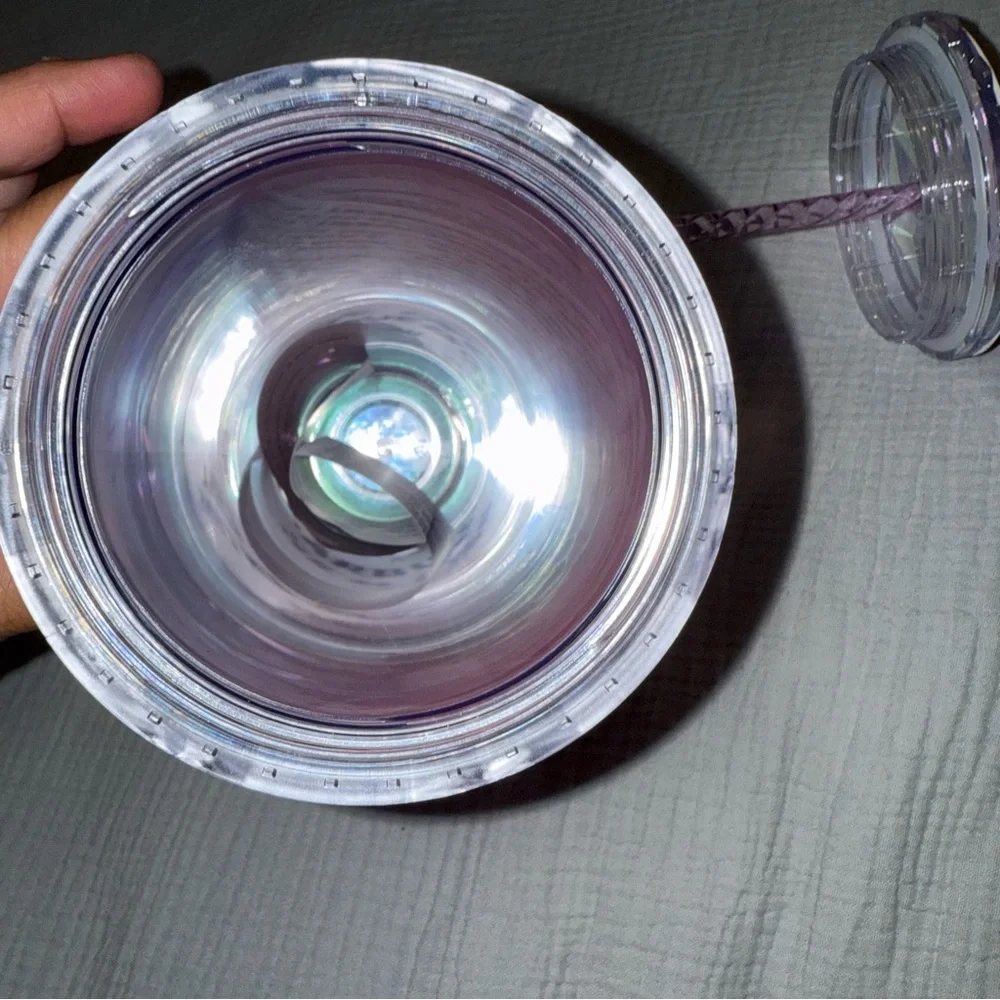 Starbucks Wicked Glinda Prism Iridescent Tumbler 2024 with Straw - Picture 13 of 14
